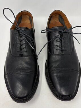 FRYE men's Paul Bal oxford shoes black leather 12D lace up $278 cap toe